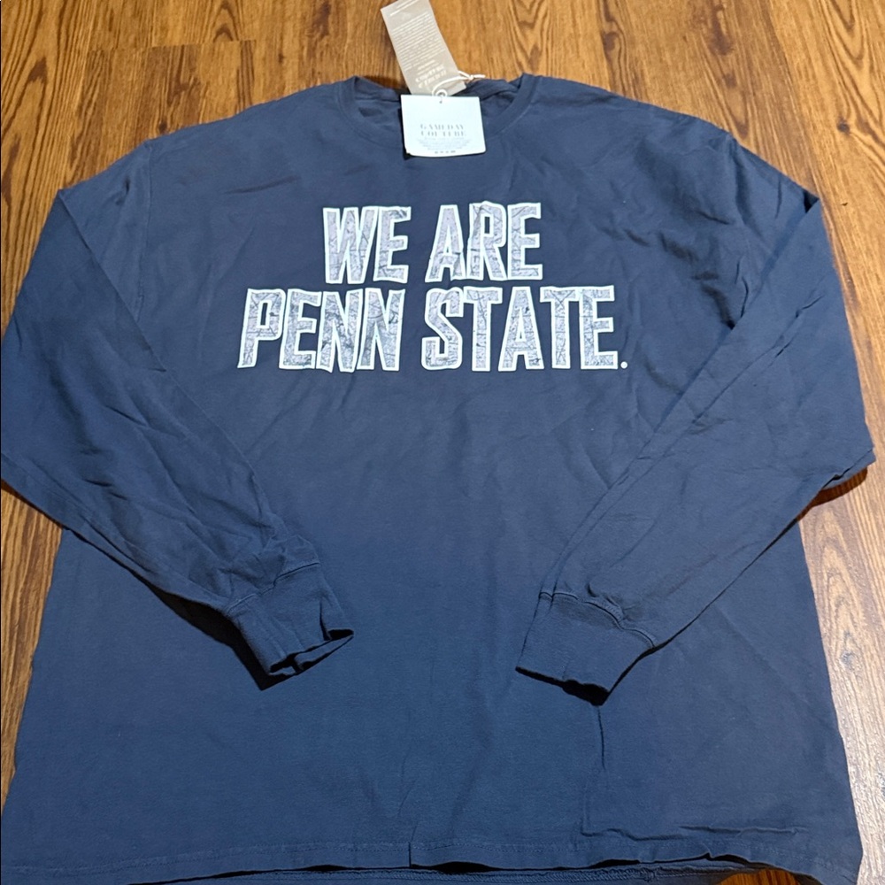Game Day Couture x Madi Prewert Navy Long Sleeve Penn State Tee